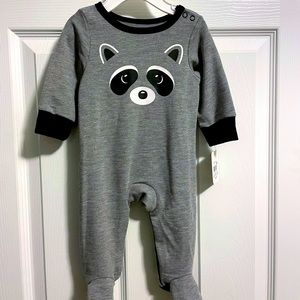 Lullaby Lane Raccoon Footie Outfit